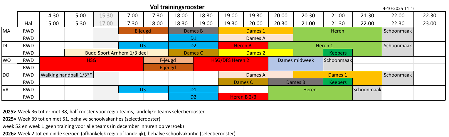 20250620 trainingrooster seizoen 2025 2026 V5 vol rooster